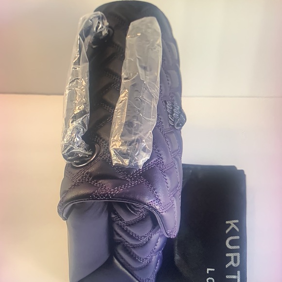 - KURT GEIGER LONDON KENSINGTON DRENCH LEATHER SHOULDER BAG - Picture 4 of 10